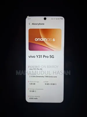 Vivo Y31 Pro 128 GB Gray