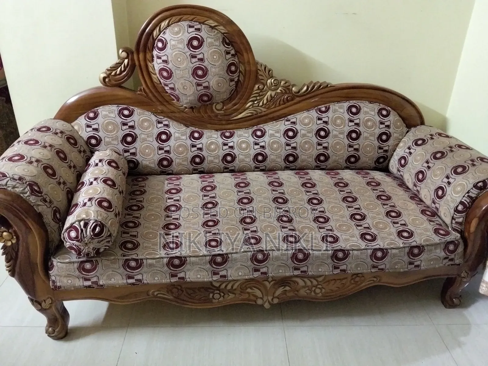Used Wooden Divan Sofa for Sale