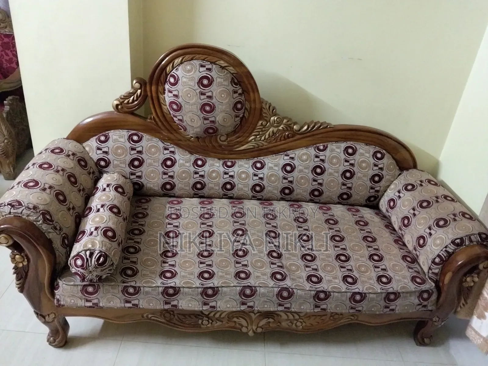 Used Wooden Divan Sofa for Sale