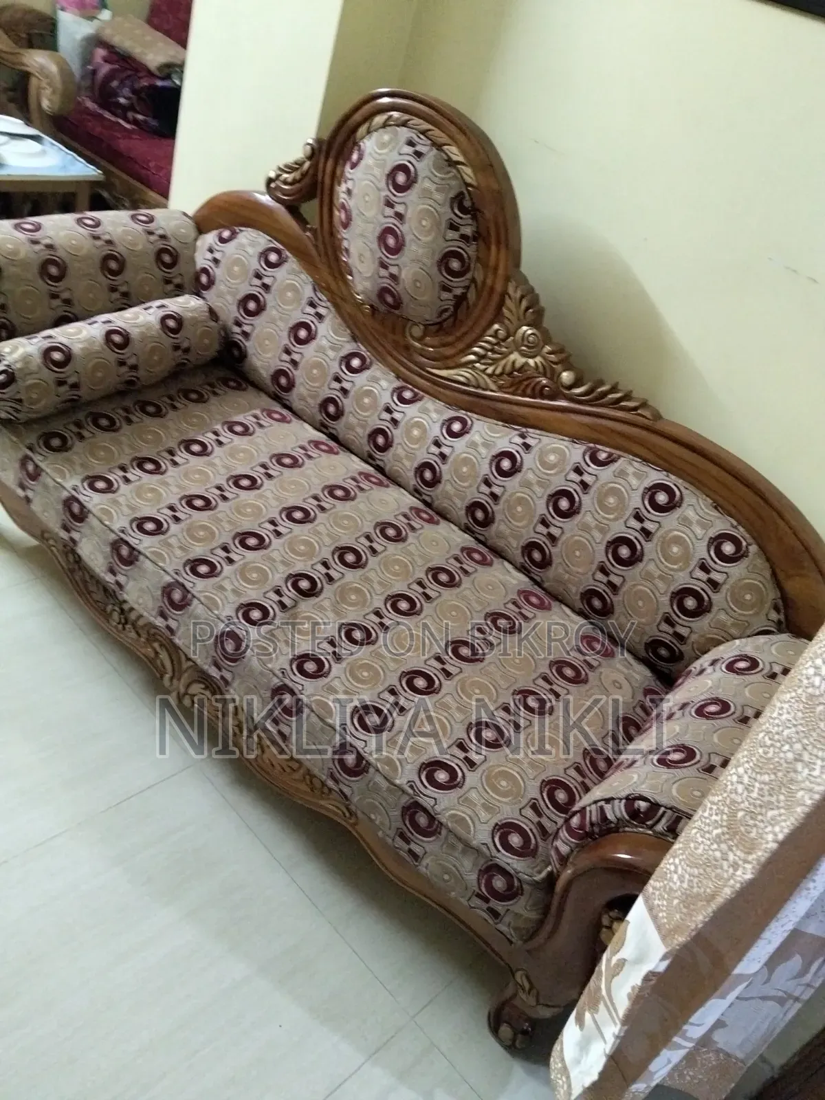 Used Wooden Divan Sofa for Sale
