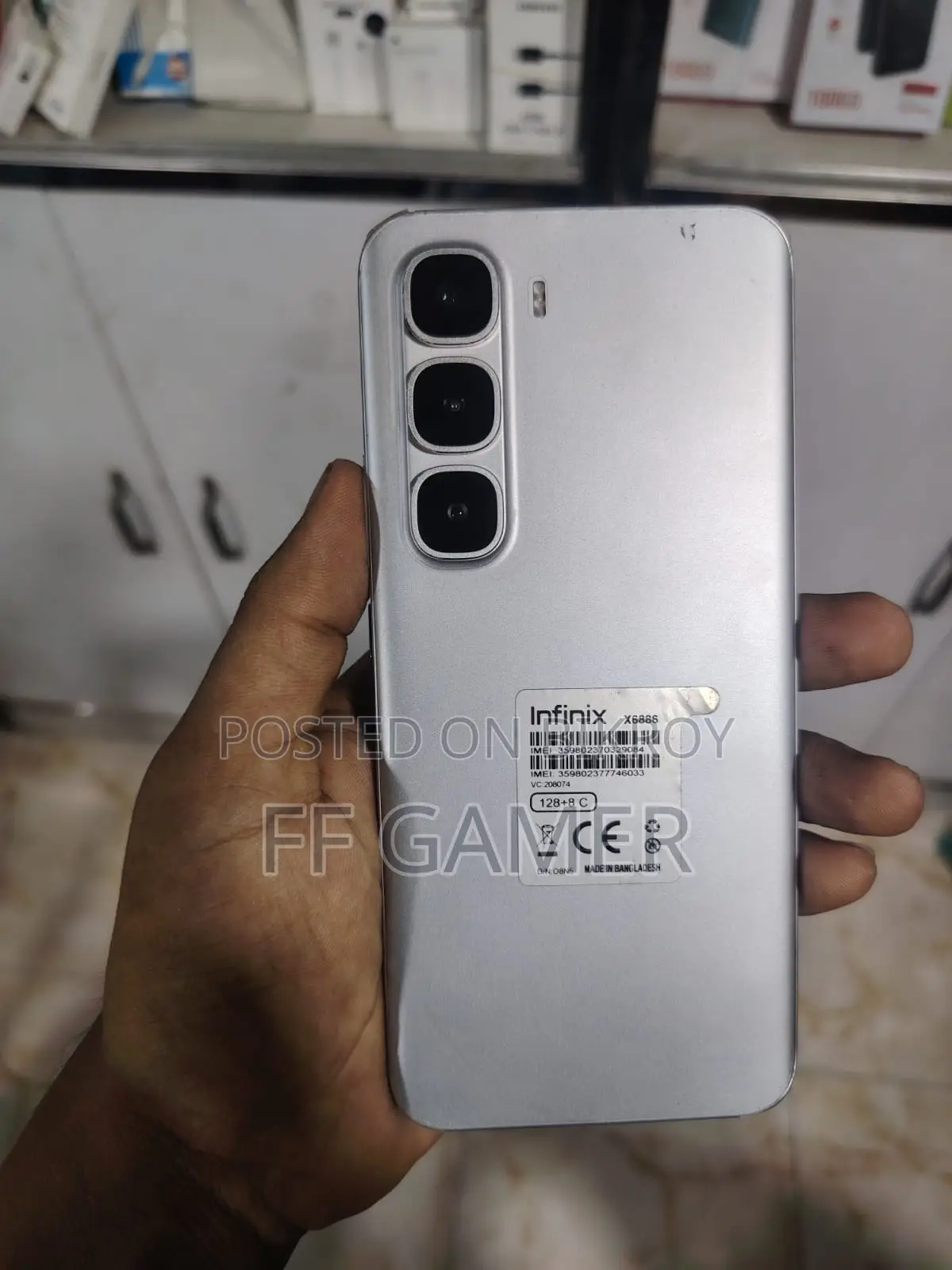 ইনফিনিক্স হট ৬০ প্রো+ ১২৮ জিবি সাদা