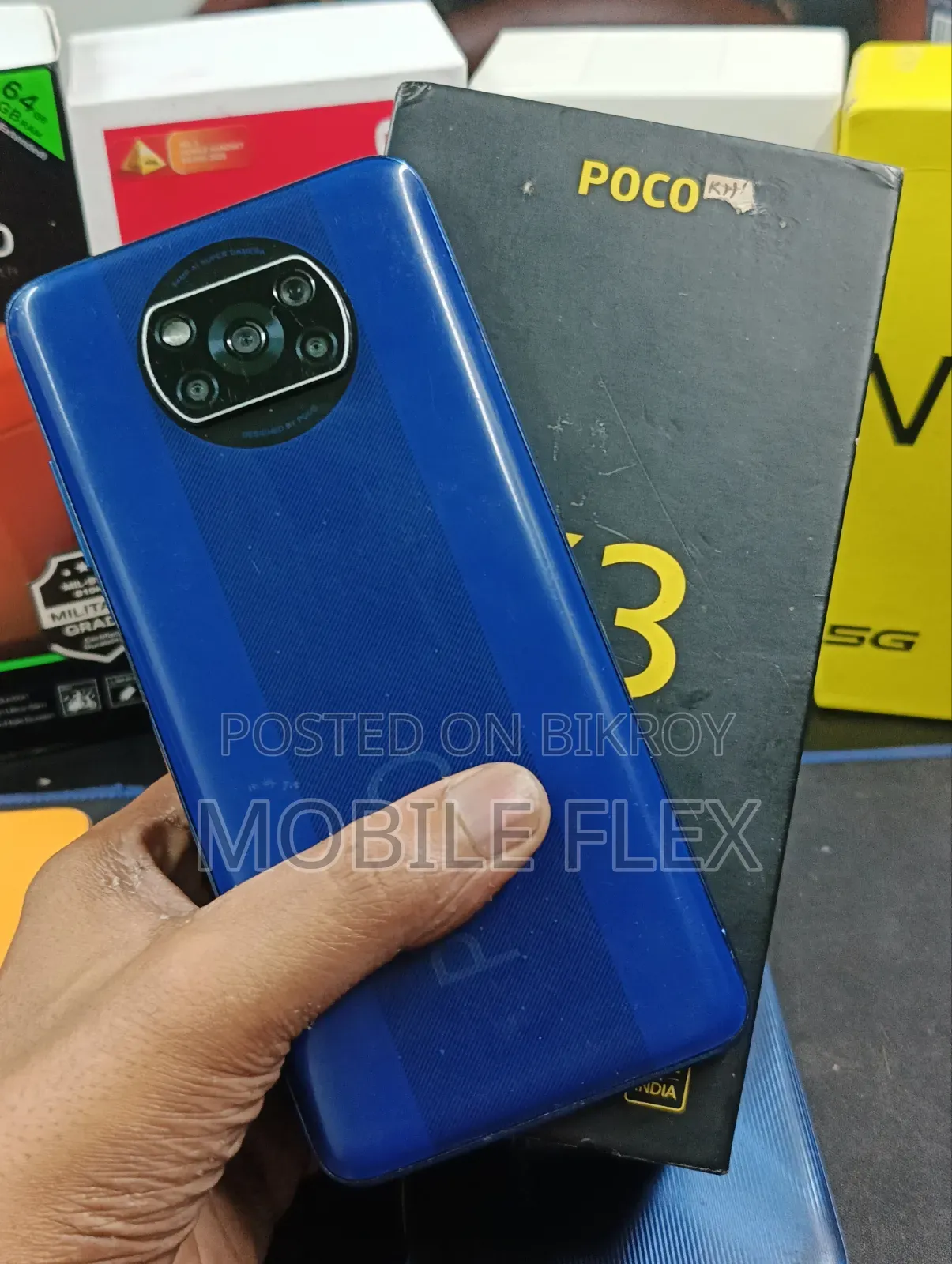 শাওমি পোকো এক্স৩ ১২৮ জিবি নীল