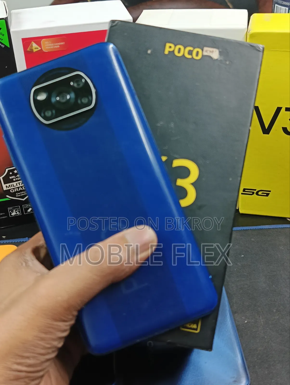 শাওমি পোকো এক্স৩ ১২৮ জিবি নীল