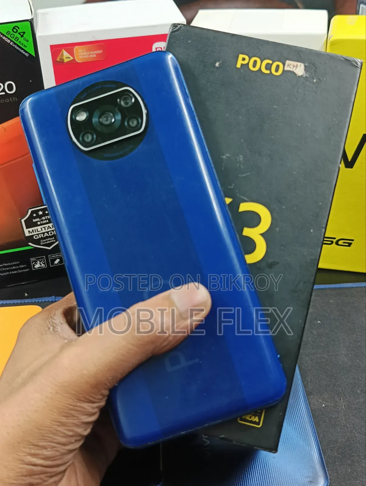 শাওমি পোকো এক্স৩ ১২৮ জিবি নীল