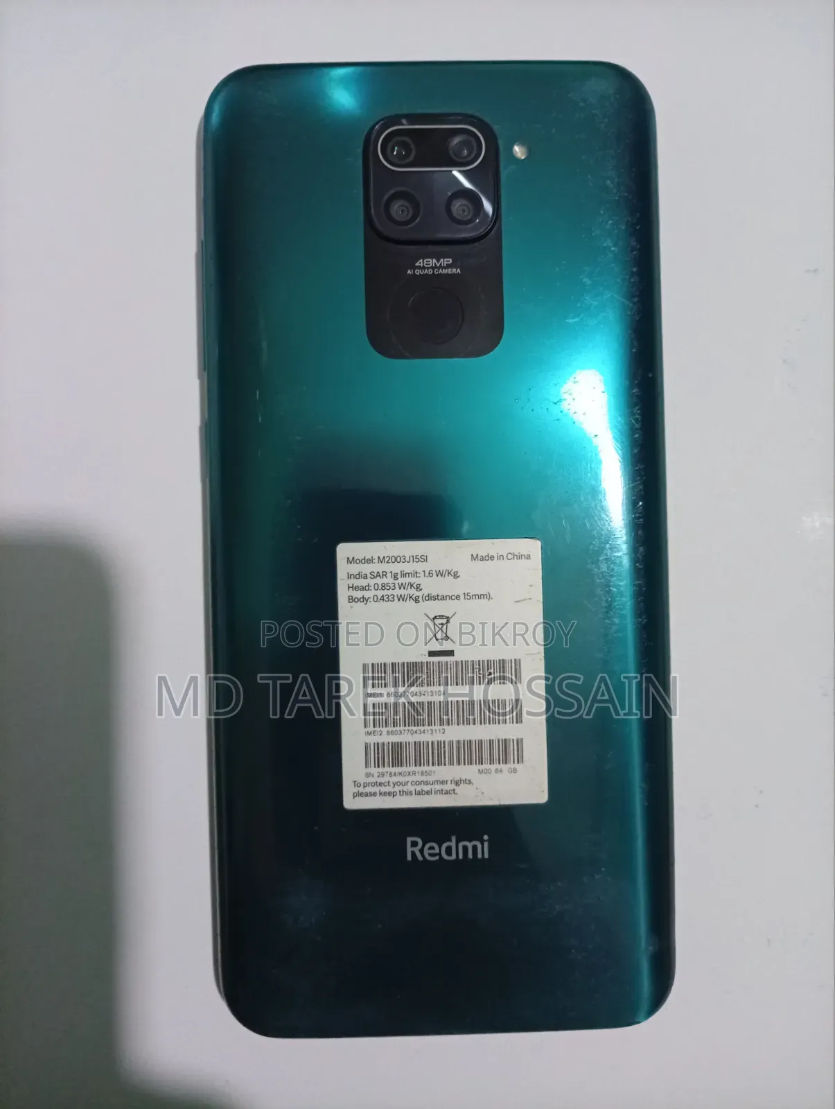 Xiaomi Redmi Note 9 64 GB Blue