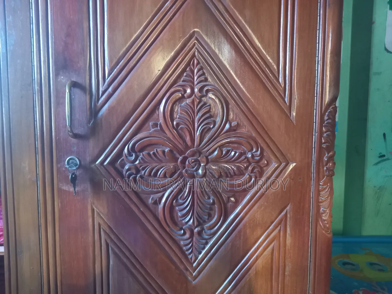 অরিজিনাল বার্মাটিক সেগুন কাঠের আলমারি