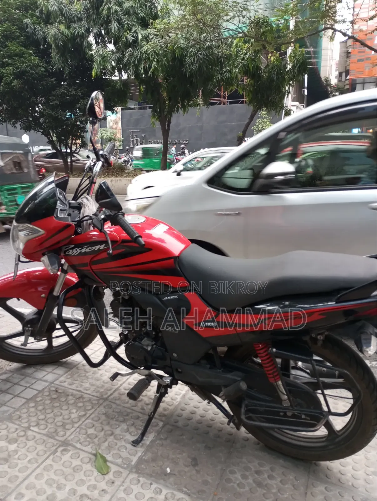 নতুন হিরো প্যাশন এক্সপ্রো আইথ্রিএস ২০২৫ লাল
