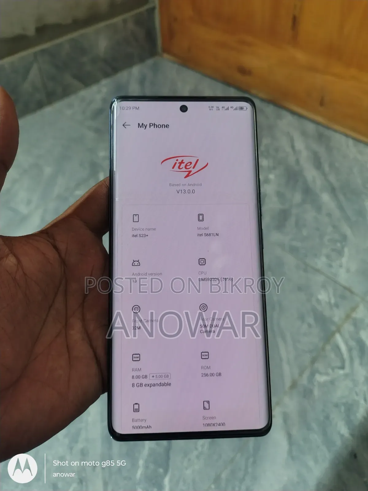 Itel S23 256 GB
