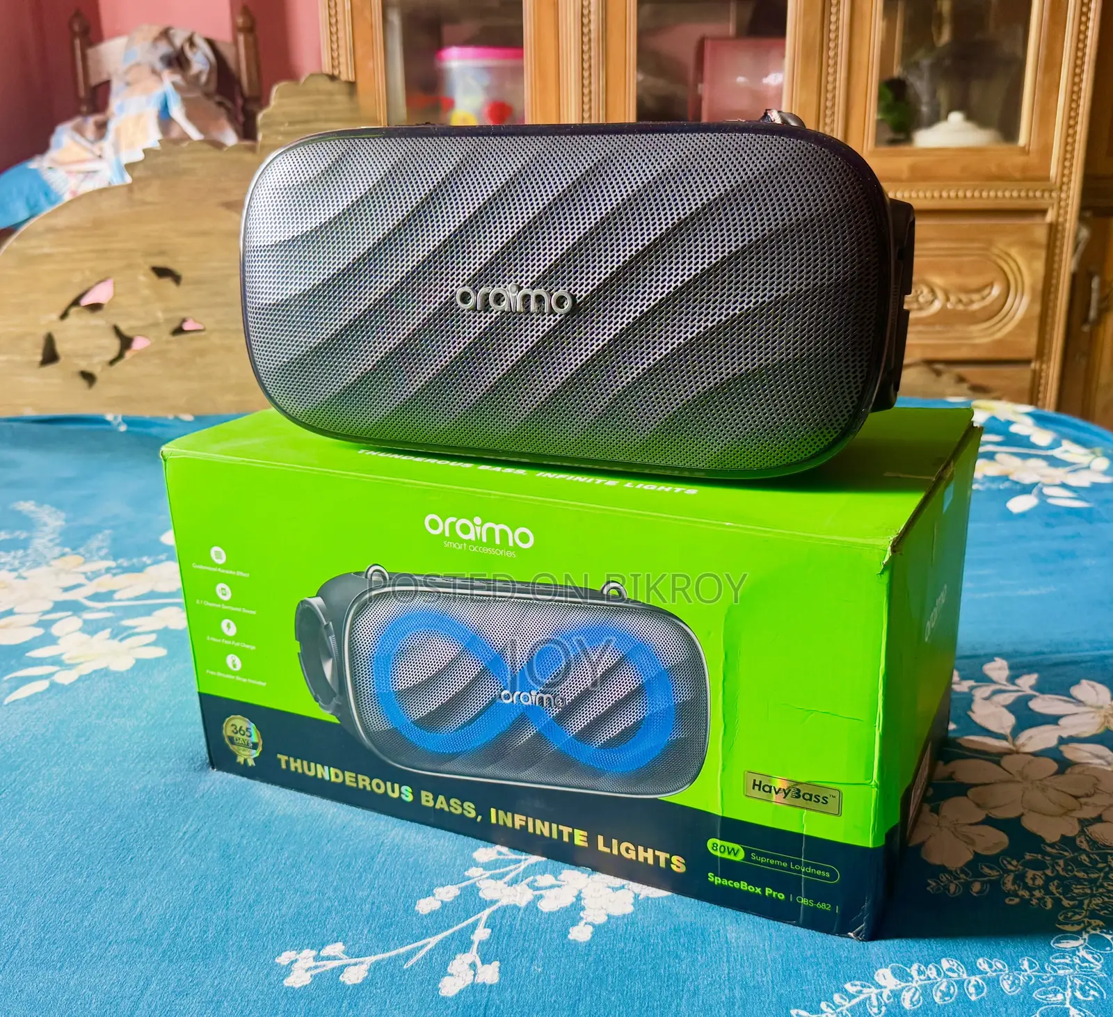 ওরাইমো স্পেসবক্স প্রো ব্লুটুথ স্পিকার