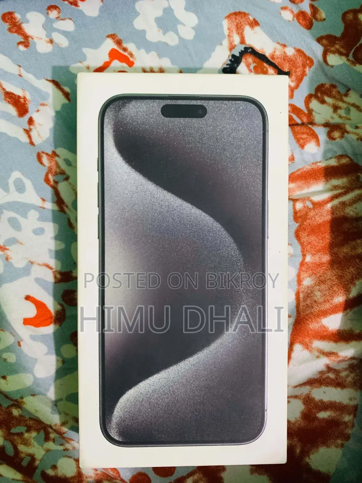 অ্যাপল আইফোন ১৫ প্রো ম্যাক্স ২৫৬ জিবি ব্ল্যাক