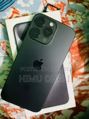 অ্যাপল আইফোন ১৫ প্রো ম্যাক্স ২৫৬ জিবি ব্ল্যাক