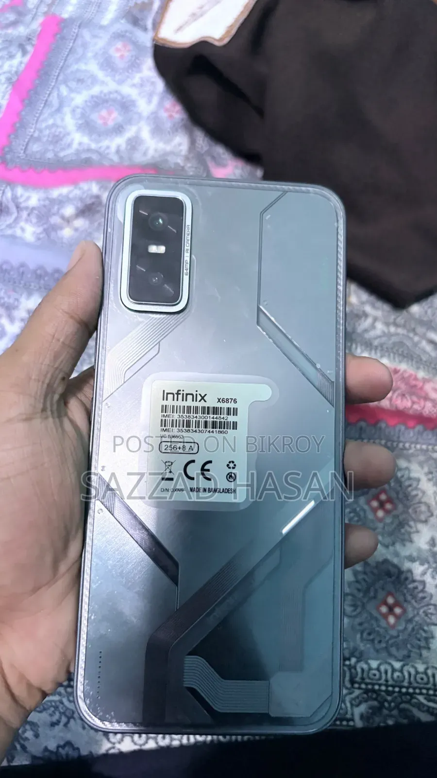 ইনফিনিক্স জিটি ৩০ ৫জি ২৫৬ জিবি সিলভার