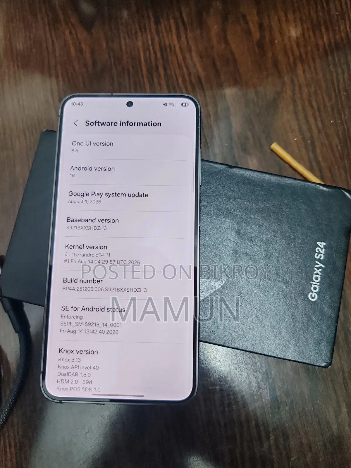 Samsung Galaxy S24 256 GB Purple