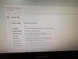 Desktop Computer Dell Vostro 3030 8GB Intel Core i3 SSD 512GB