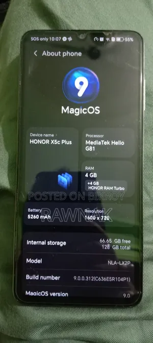 Honor X5c Plus 128 GB সাদা