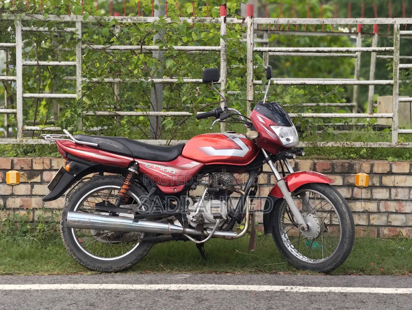 Bajaj CT 100 2012 Red