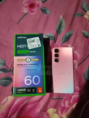 ইনফিনিক্স হট ৬০ প্রো+ ১২৮ জিবি পিংক
