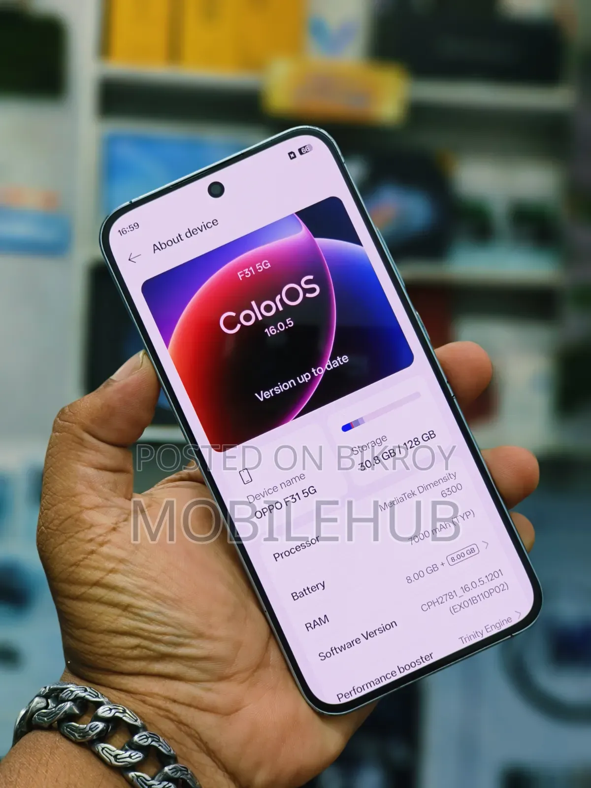 Oppo F31 5G 128 GB Silver