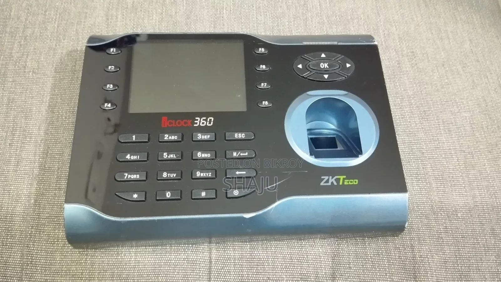 ফিঙ্গারপ্রিন্ট টাইম অ্যাটেনডেন্স ZKTeco