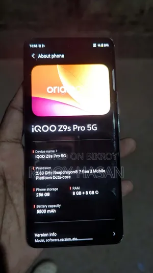 New iQOO 256 GB White