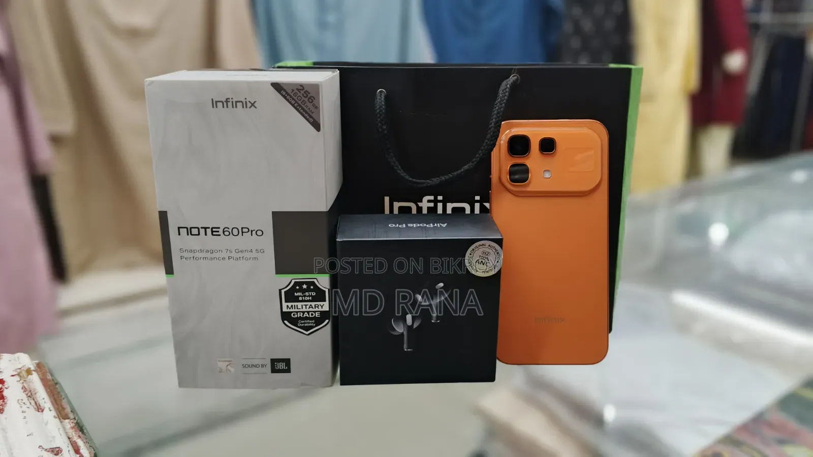 New Infinix Note 60 Pro 256 GB Orange