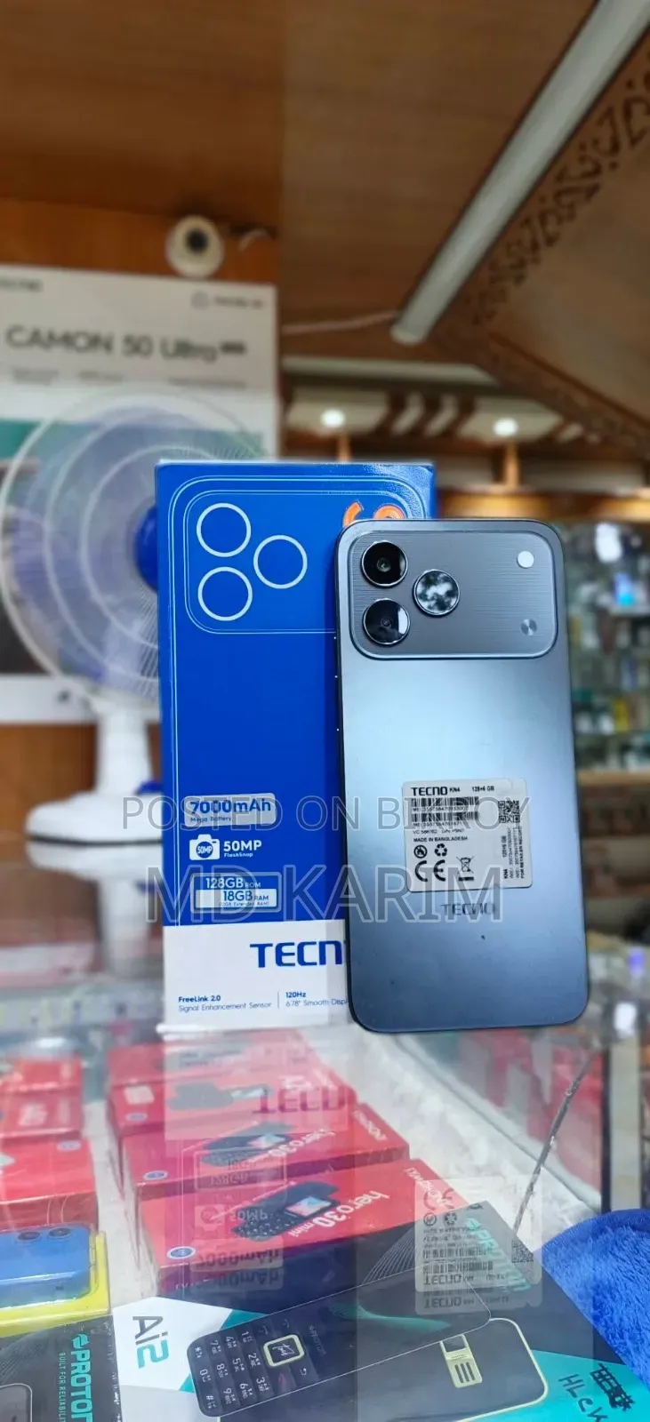 New Tecno Spark 50 128 GB Black