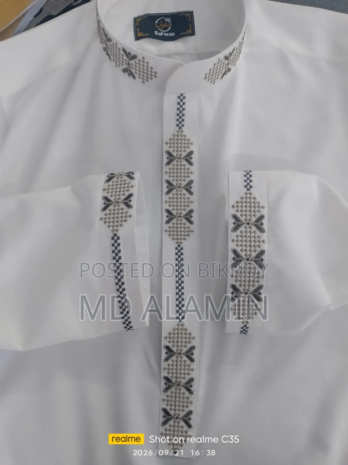 We do embroidery on any Punjabi, Jubba, Kabli
