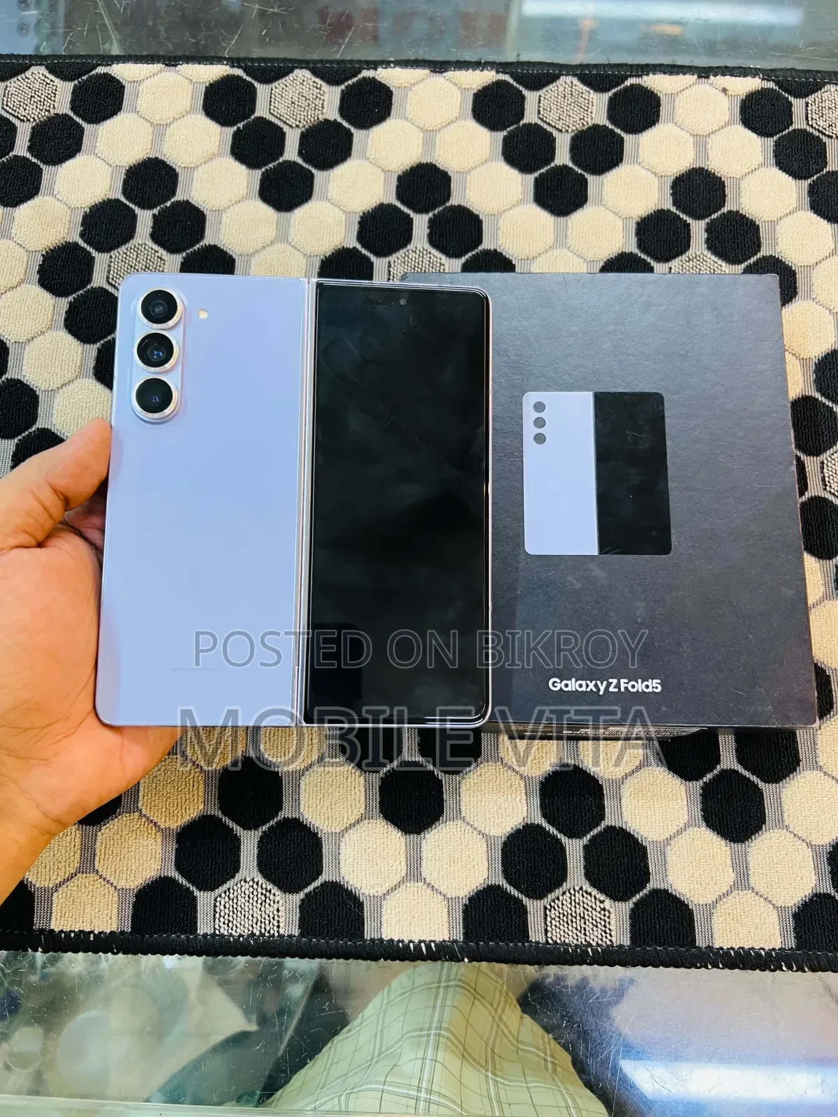 স্যামসাং গ্যালাক্সি জেড ফোল্ড ৫ ২৫৬ জিবি ব্লু