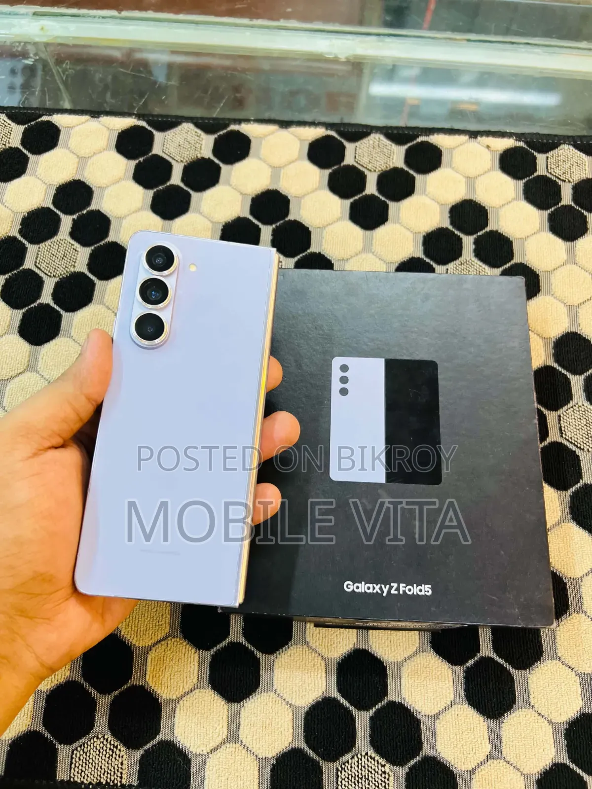 স্যামসাং গ্যালাক্সি জেড ফোল্ড ৫ ২৫৬ জিবি ব্লু