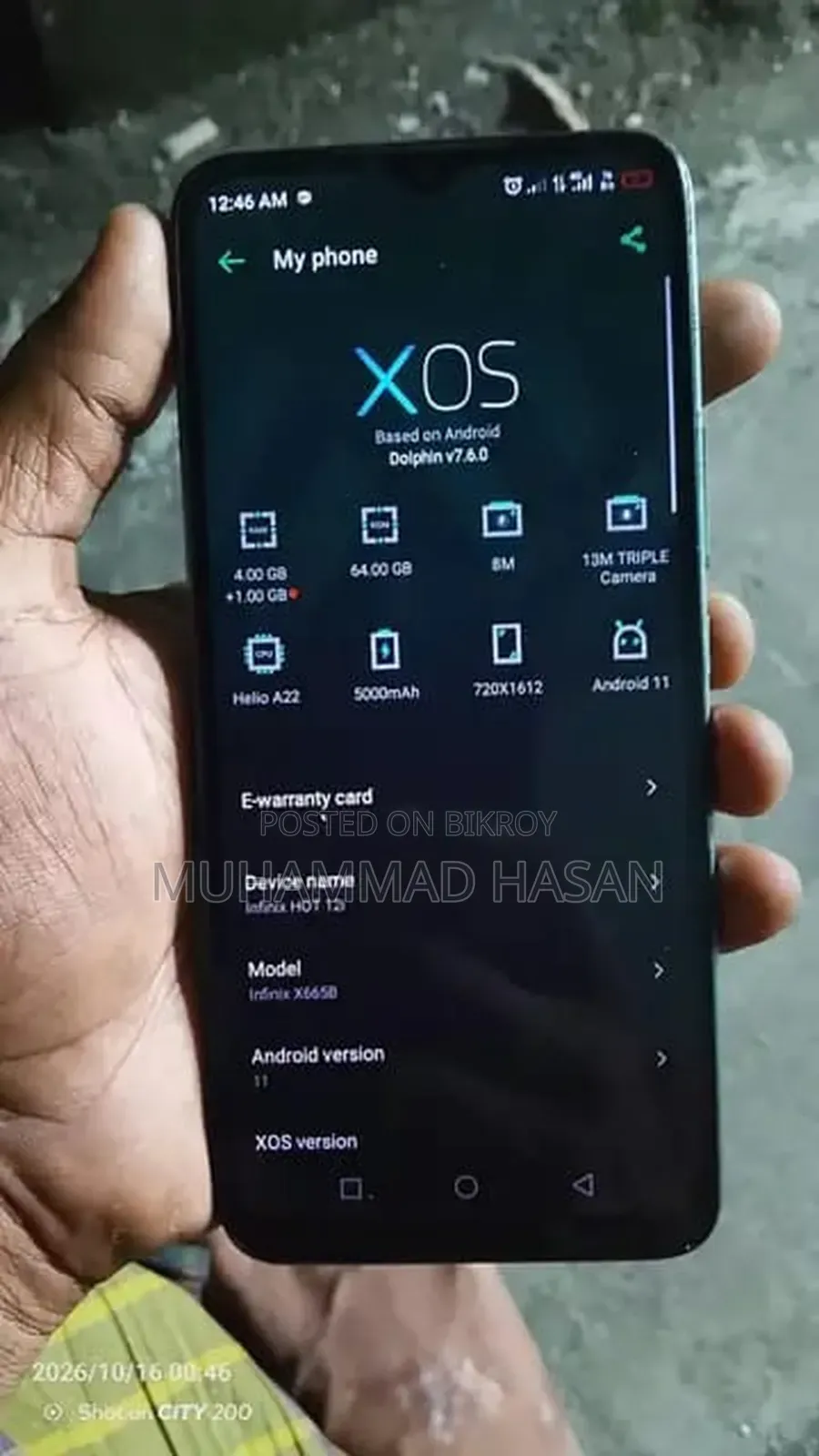 Infinix Hot 12i 64 GB Blue
