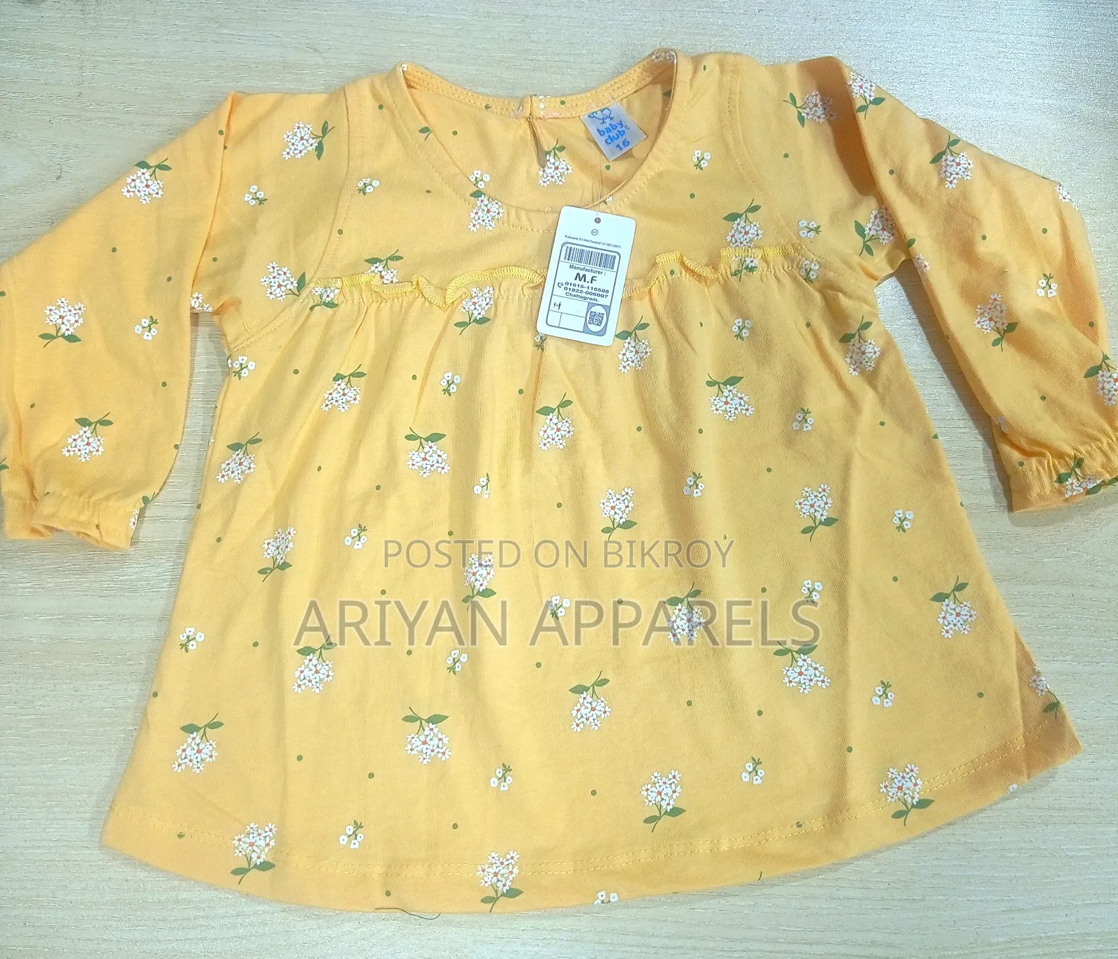 Baby Girls Maxi Tops