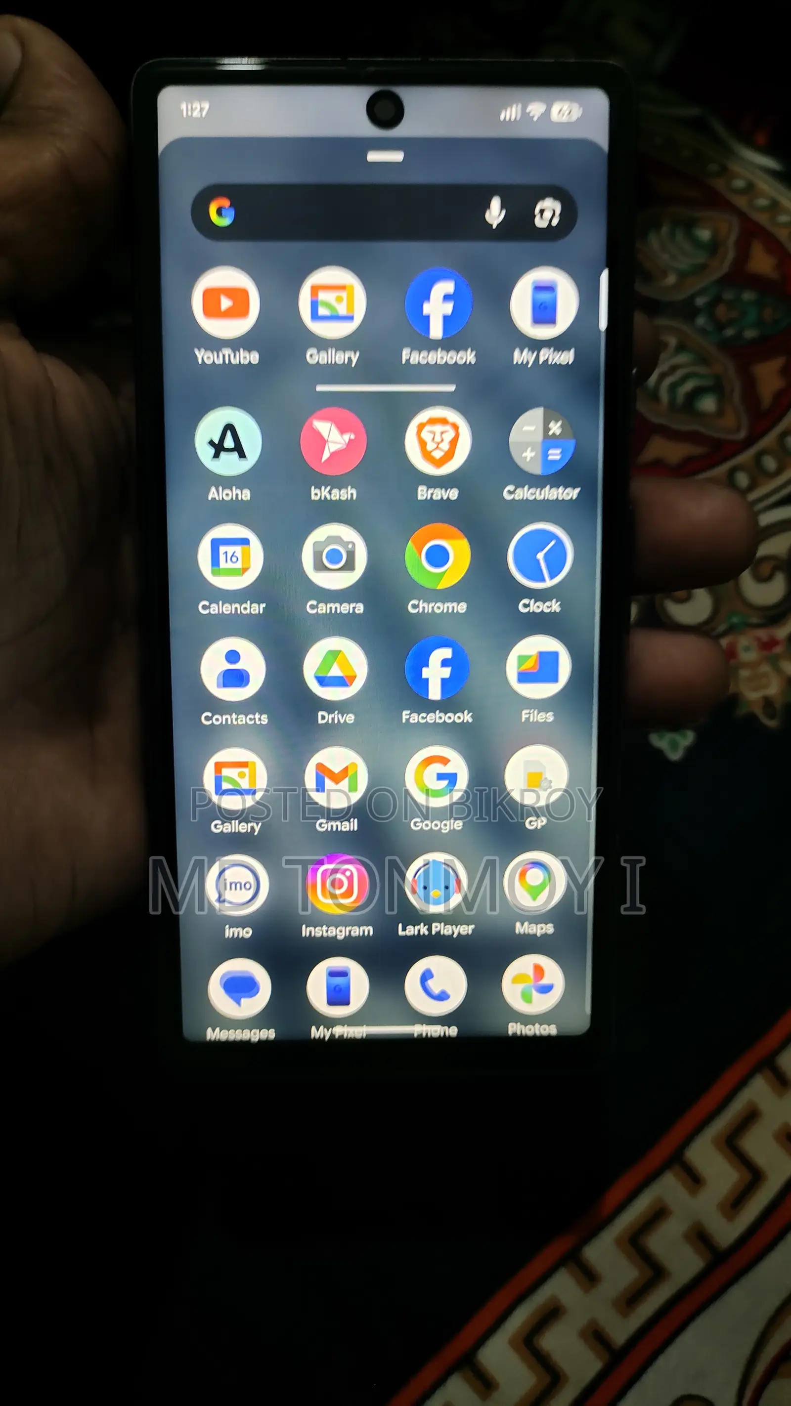 গুগল পিক্সেল ৭এ ১২৮ জিবি ব্ল্যাক