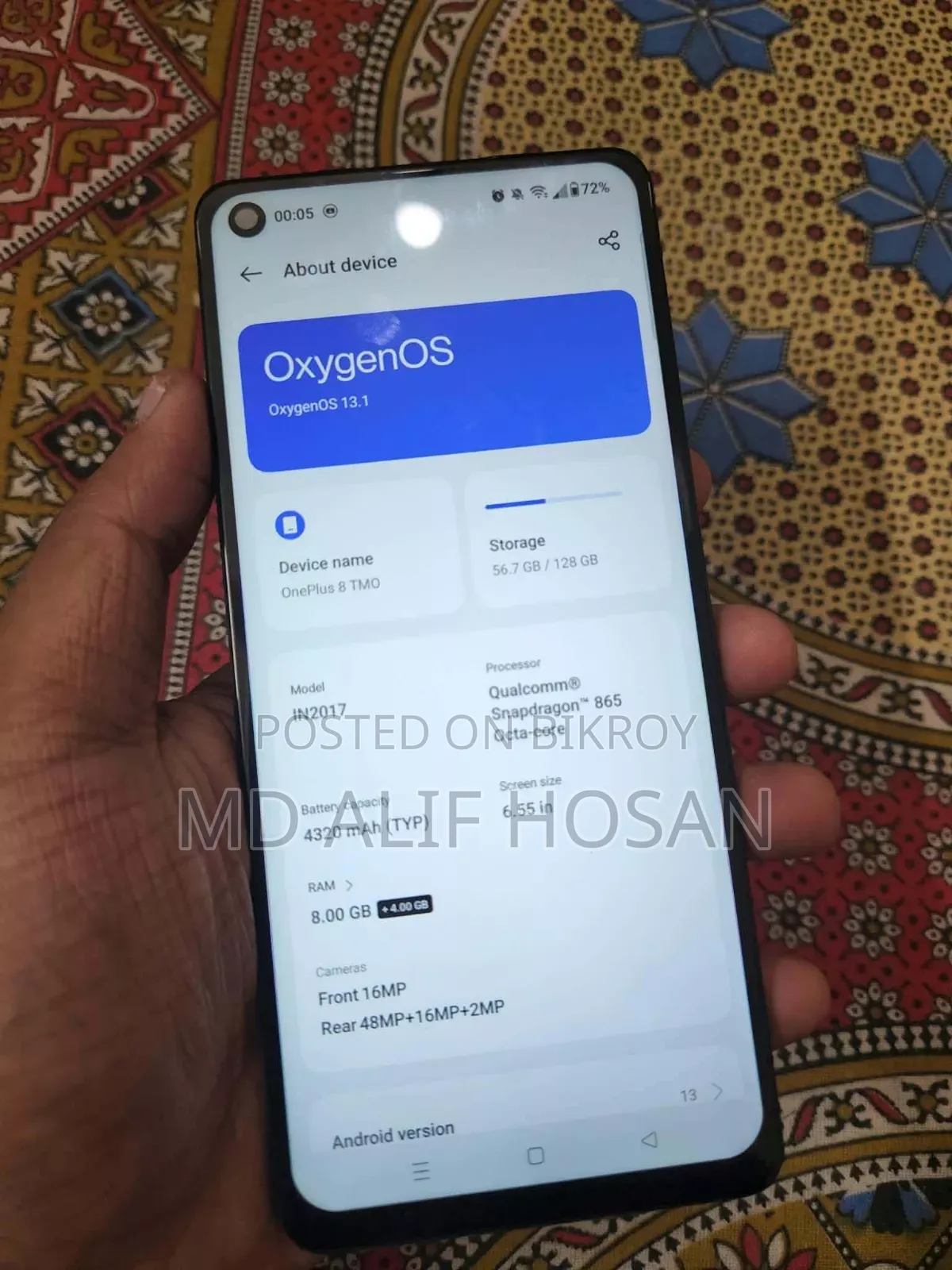 OnePlus 8 128 GB Silver