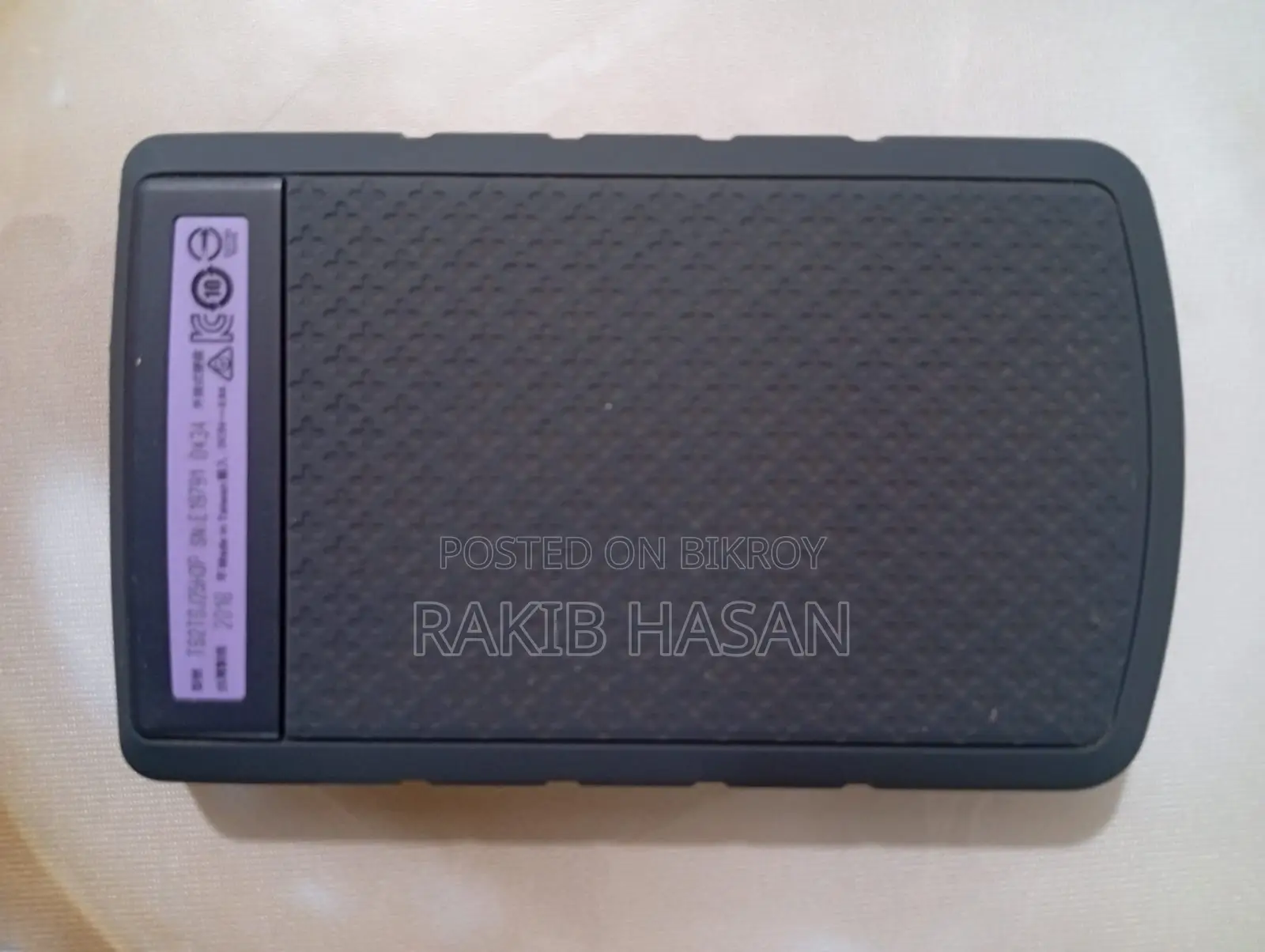 Transcend StoreJet 2TB External Hard Drive (100% Health)