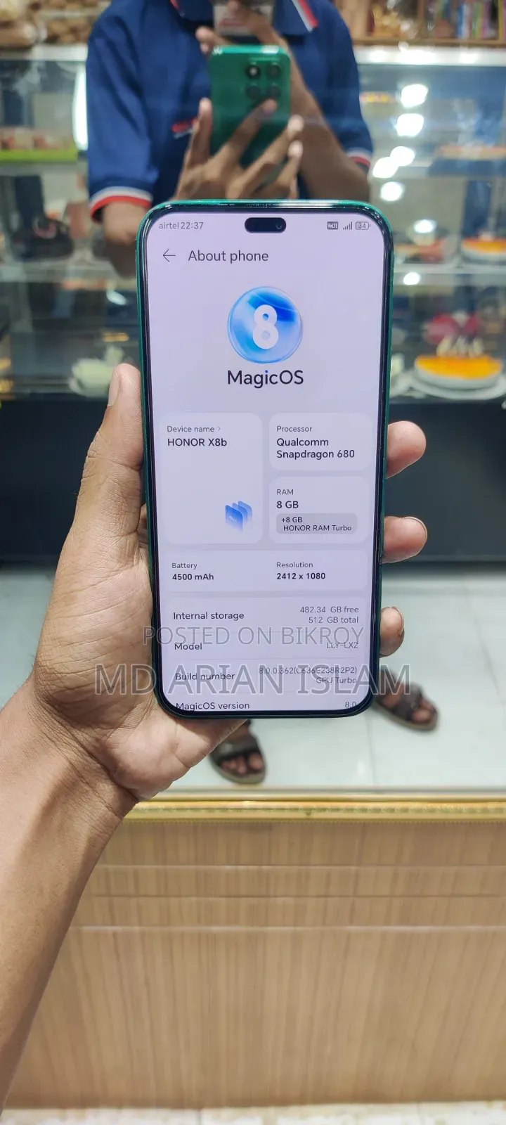 Honor X8b 512 GB Green
