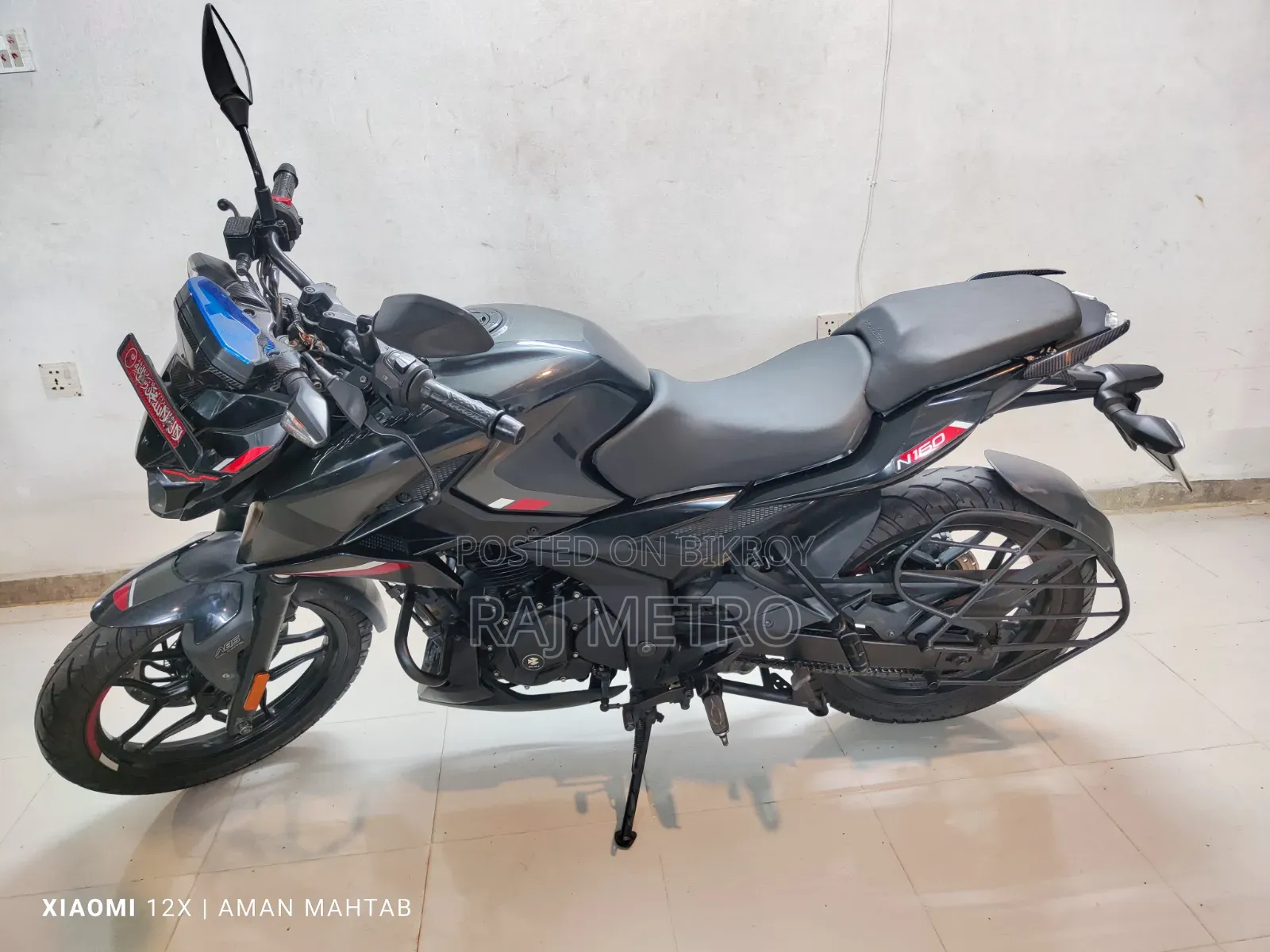 বাজাজ পালসার এন১৬০ ২০২৩ ব্ল্যাক