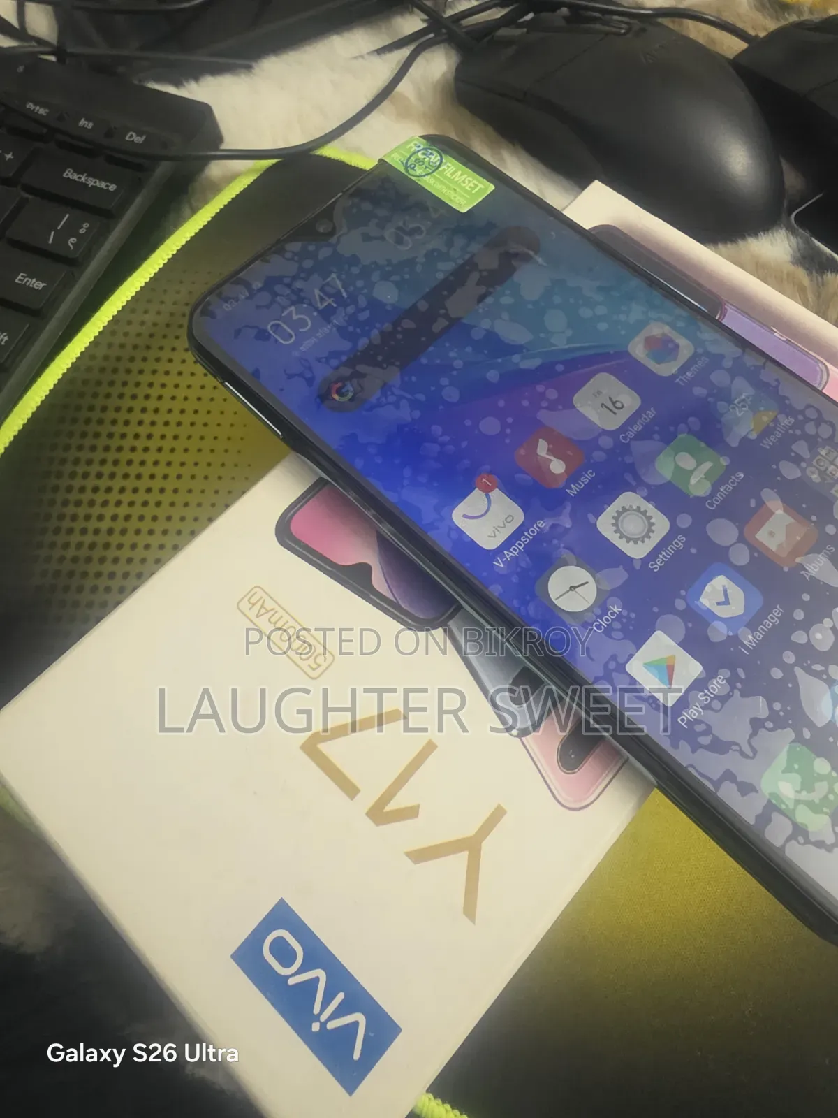 New Vivo Y17 128 GB Blue