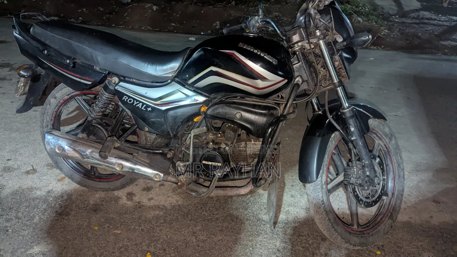 রানার রয়্যাল+ ভি২ ২০১৯ কালো