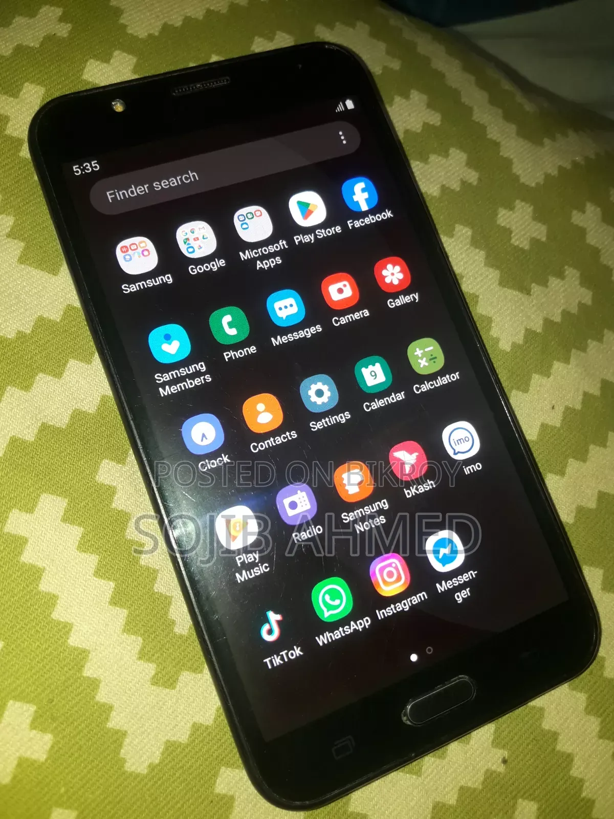 স্যামসাং গ্যালাক্সি জে৭ কোর ১৬ জিবি কালো