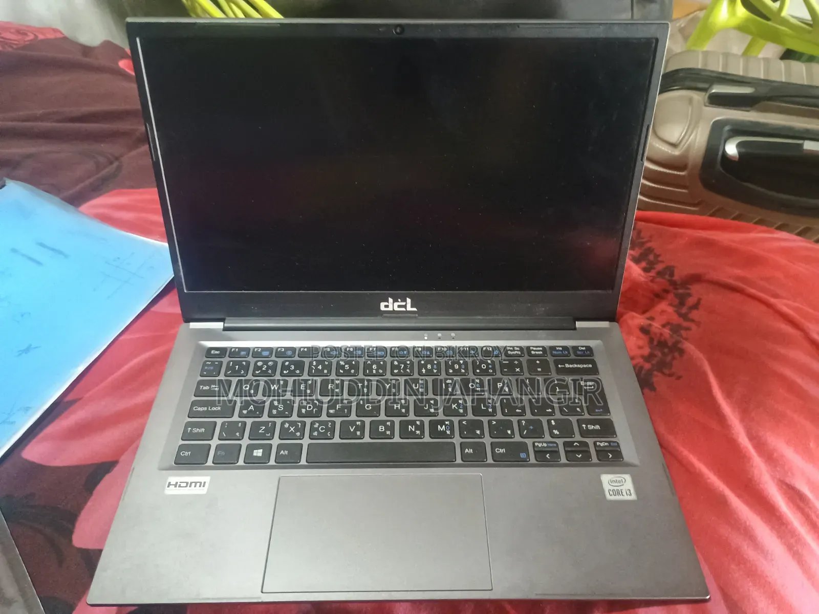 Laptop 8GB Intel Core i3 SSD 128GB