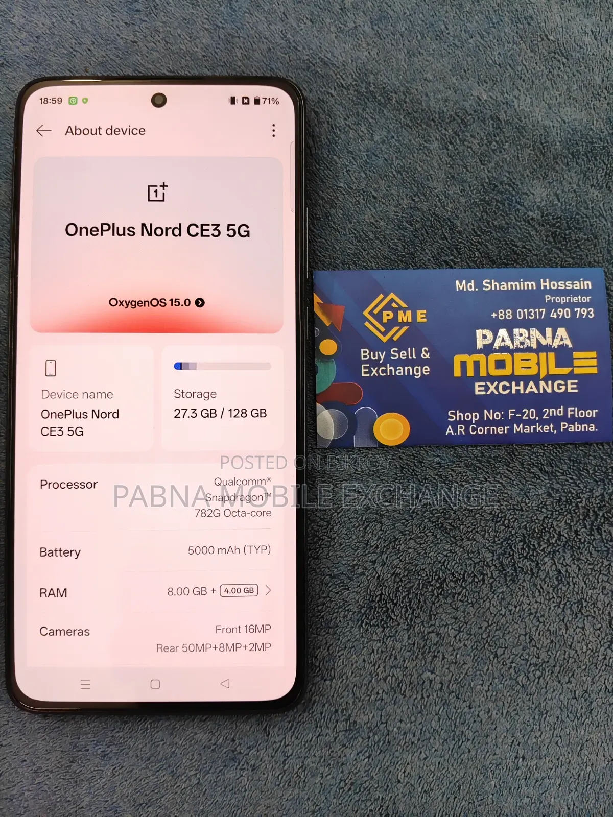 OnePlus Nord CE3 128 GB Gray