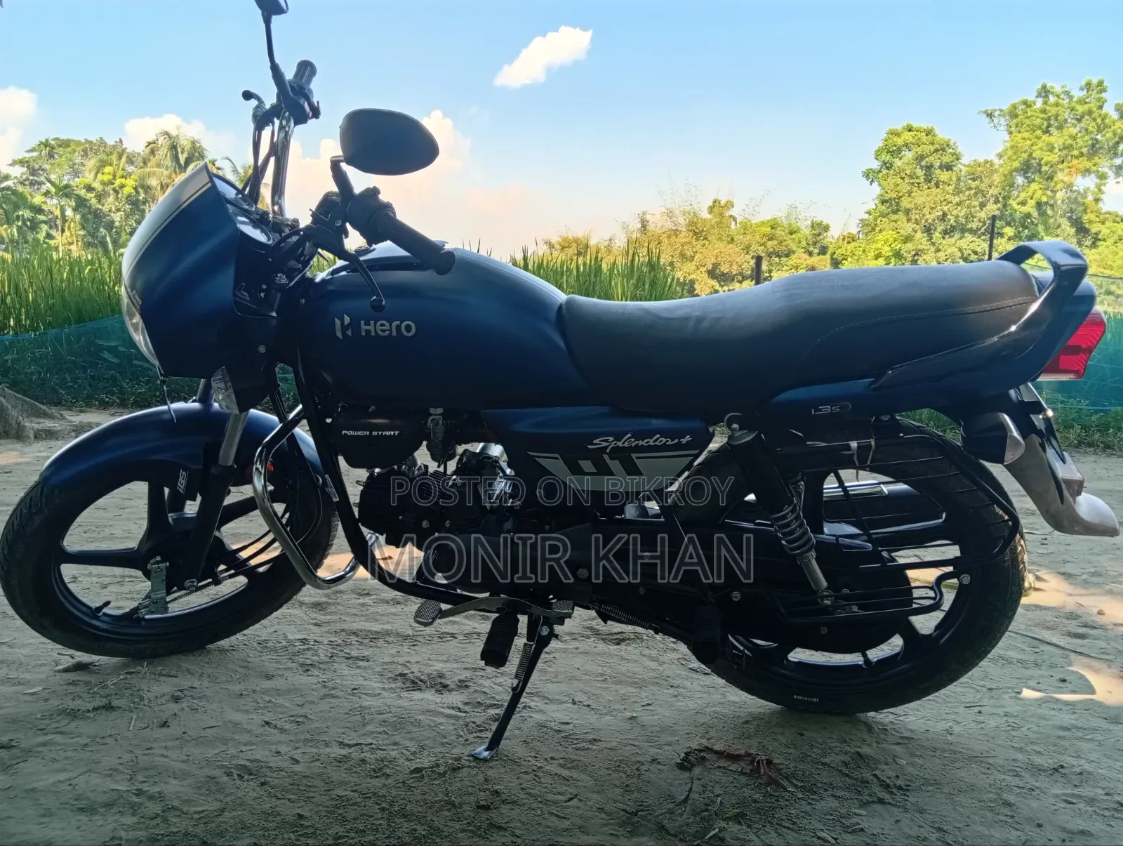Hero Splendor Plus Sports 2026 Blue