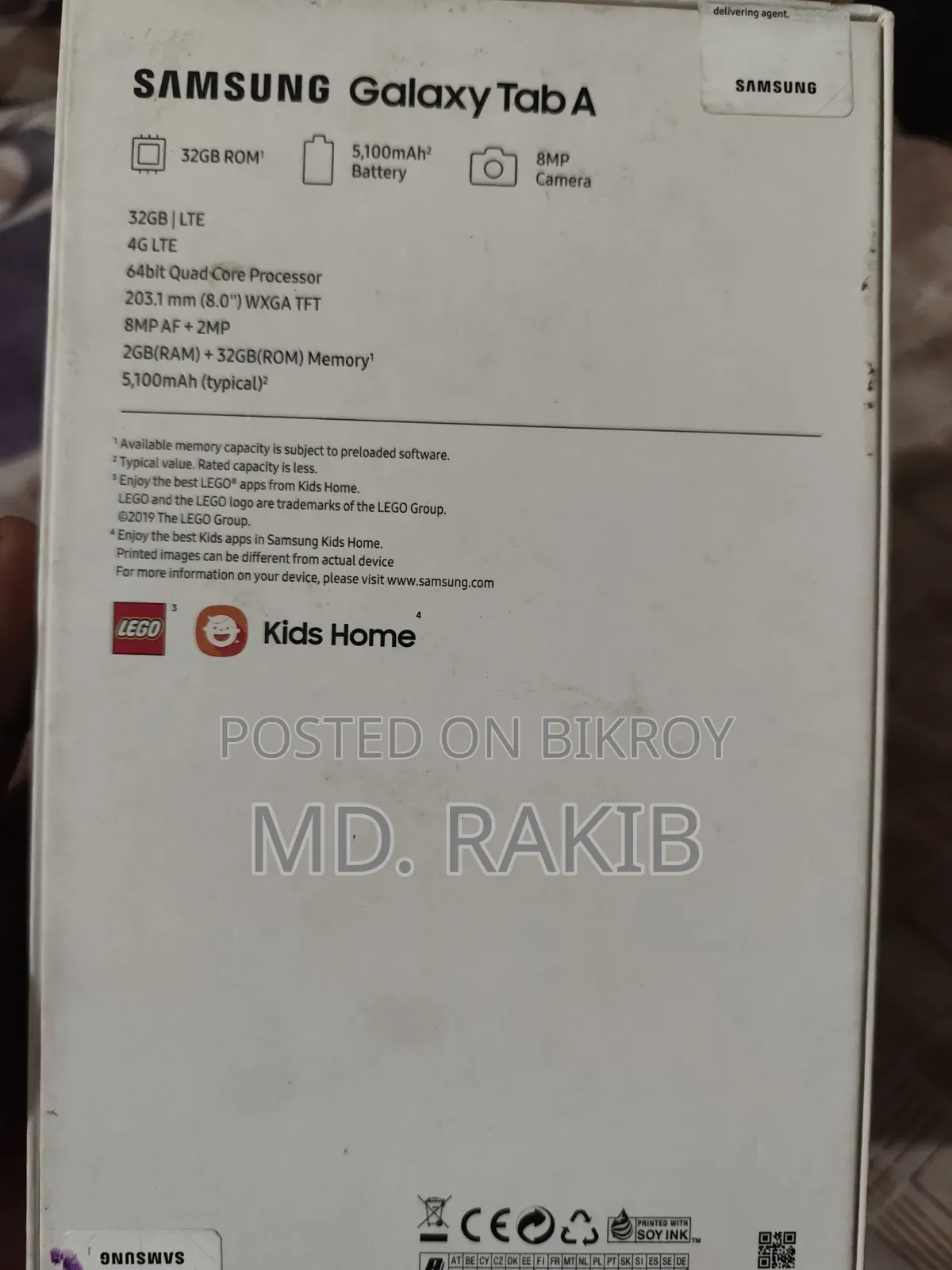 Samsung Galaxy Tab A 8.0 (2019) 32 GB Black