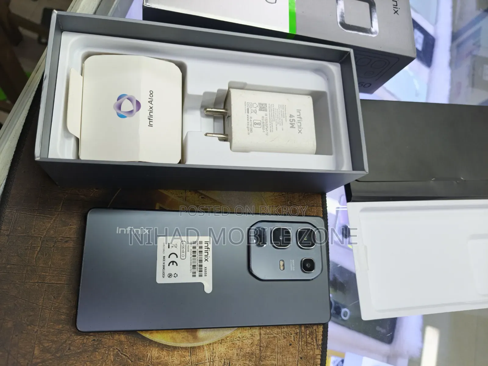 ইনফিনিক্স নোট ৫০ ৪জি ২৫৬ জিবি ব্ল্যাক