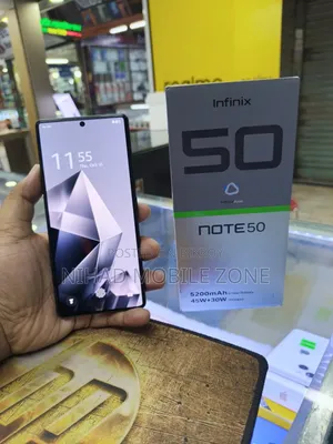 ইনফিনিক্স নোট ৫০ ৪জি ২৫৬ জিবি ব্ল্যাক