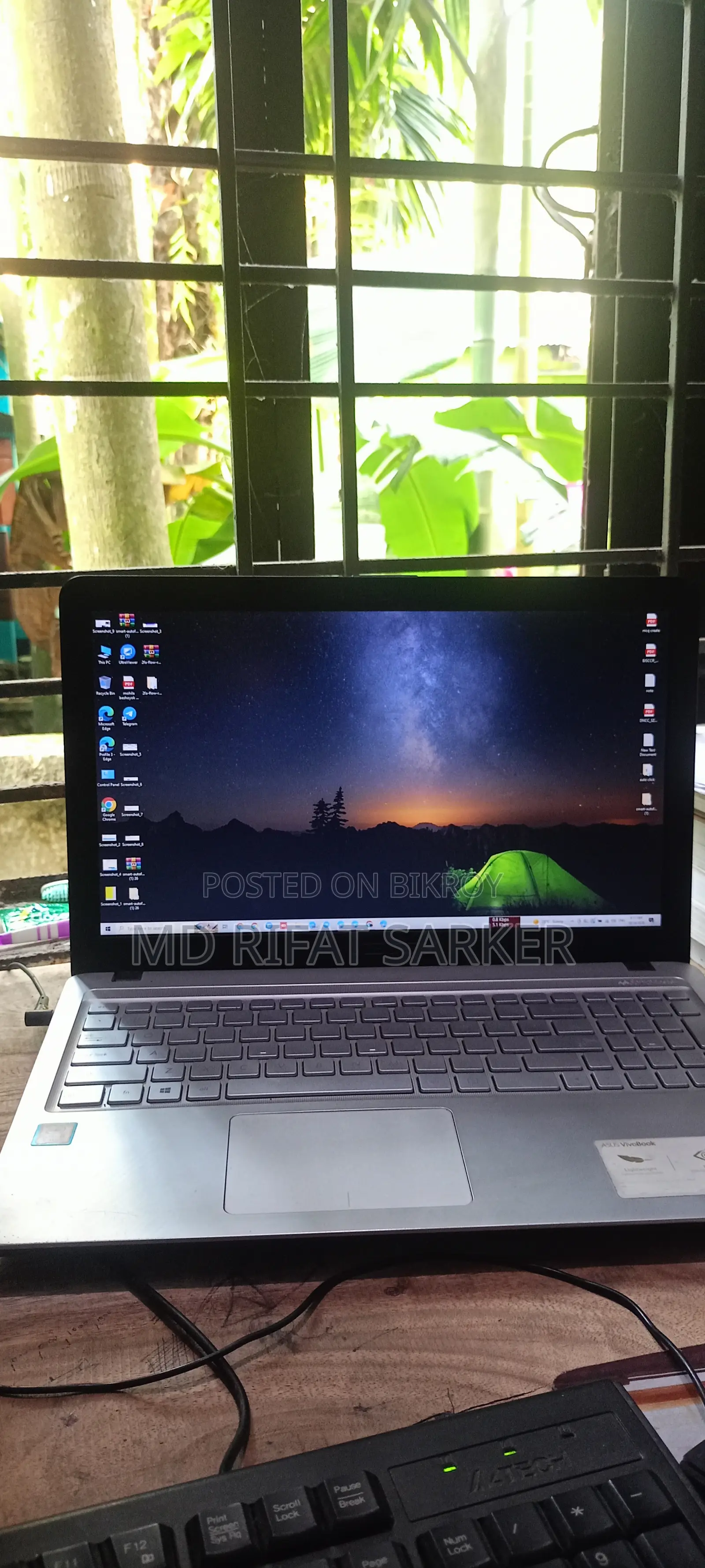 Laptop Asus Vivobook 15 4GB Intel Core i3 SSD 128GB