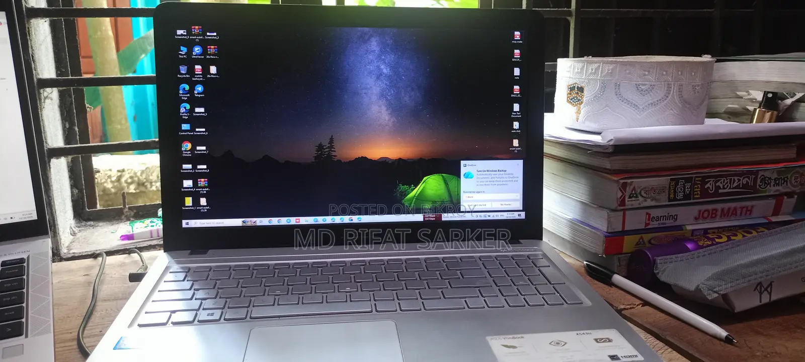 Laptop Asus Vivobook 15 4GB Intel Core i3 SSD 128GB