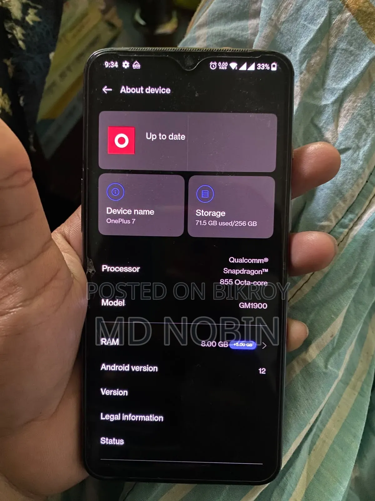 OnePlus 7 256 GB Black