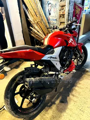 New TVS Apache RTR 160 4V 2022 Red