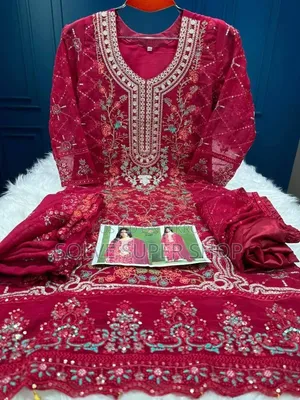 💙✨ নিউ কালেকশন | প্রিমিয়াম ফোর পিস পার্টি ড্রেস ✨💙